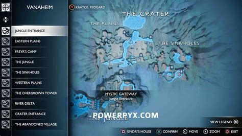 God of War Ragnarok All Mystic Gateway Locations .